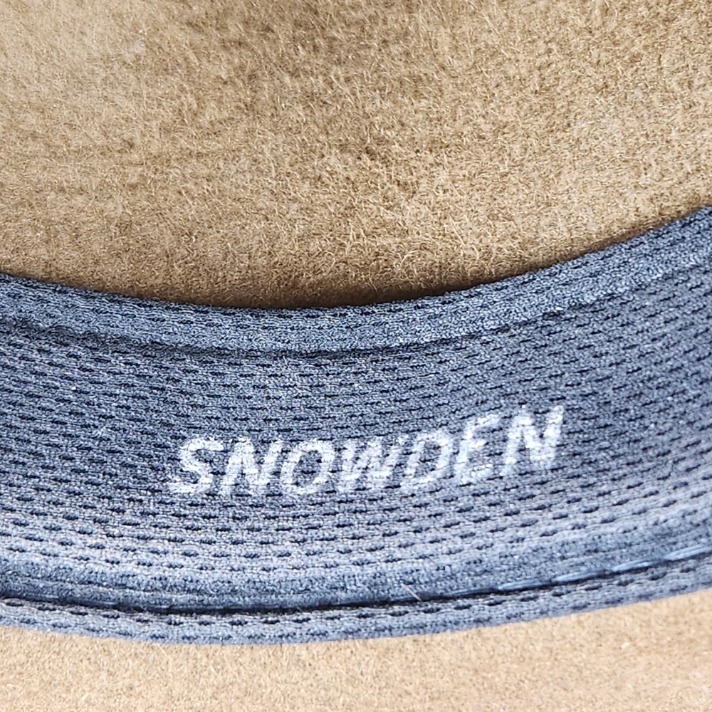 STETSON Men’s Snowden Hat Large Brown 100% Wool Crushable Western Fedora Outdoor - Picture 9 of 14